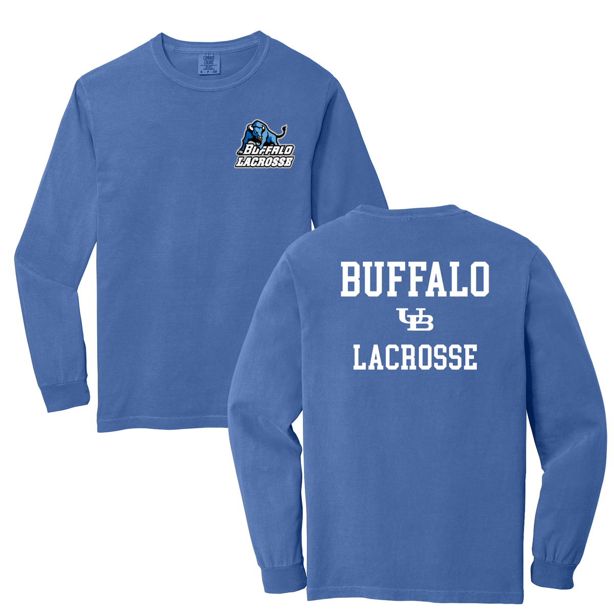 University at Buffalo Women's Lacrosse Club Garment-Dyed Long Sleeve Tee