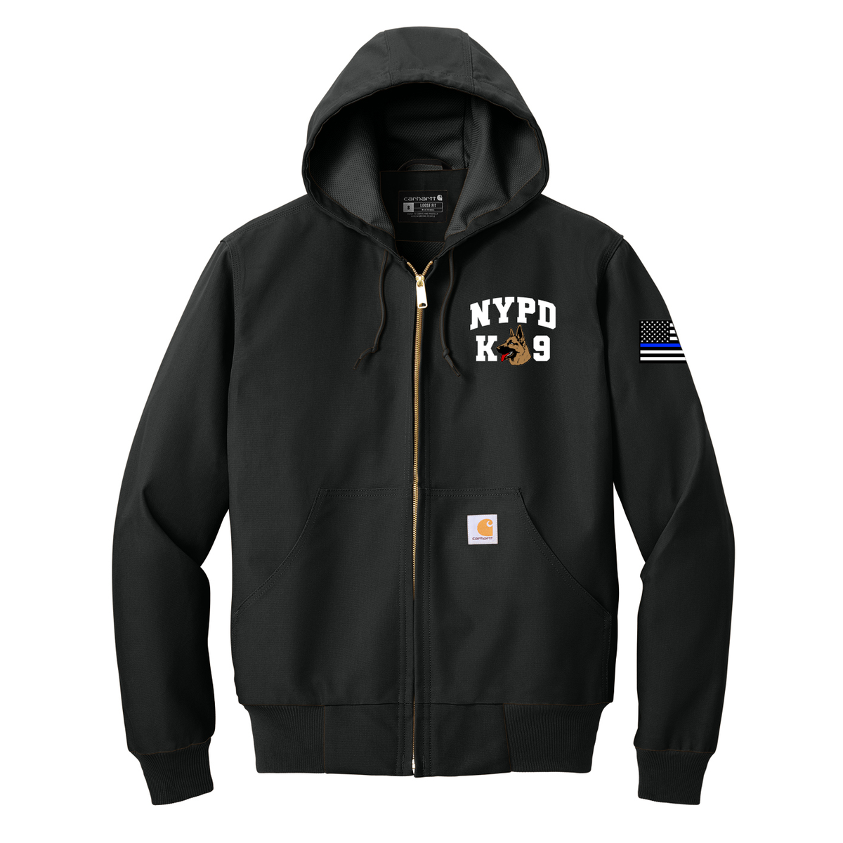 NYPD Transit K9 Carhartt Thermal-Lined Duck Active Jacket