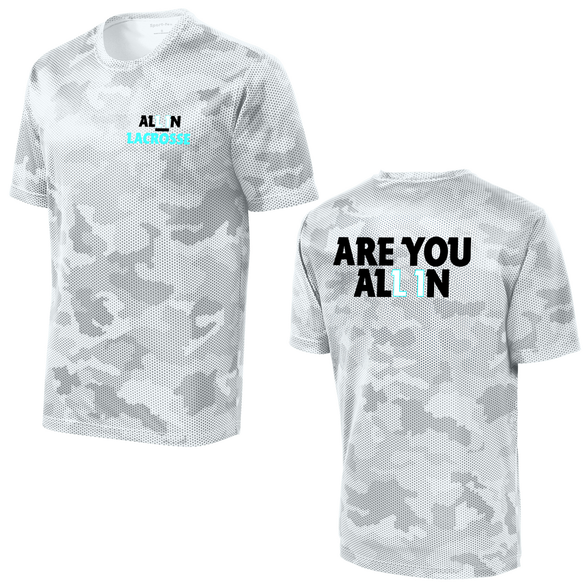 All In Lacrosse CamoHex Tee