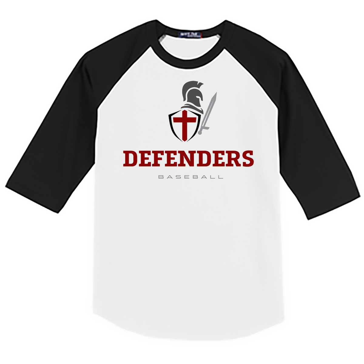 Defenders Baseball 3/4 Sleeve Baseball Shirt