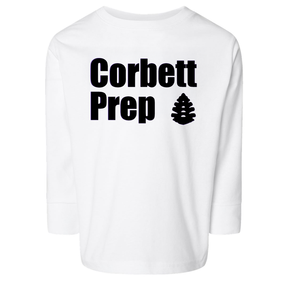 Corbett Prep Toddler Fine Jersey Long Sleeve Tee