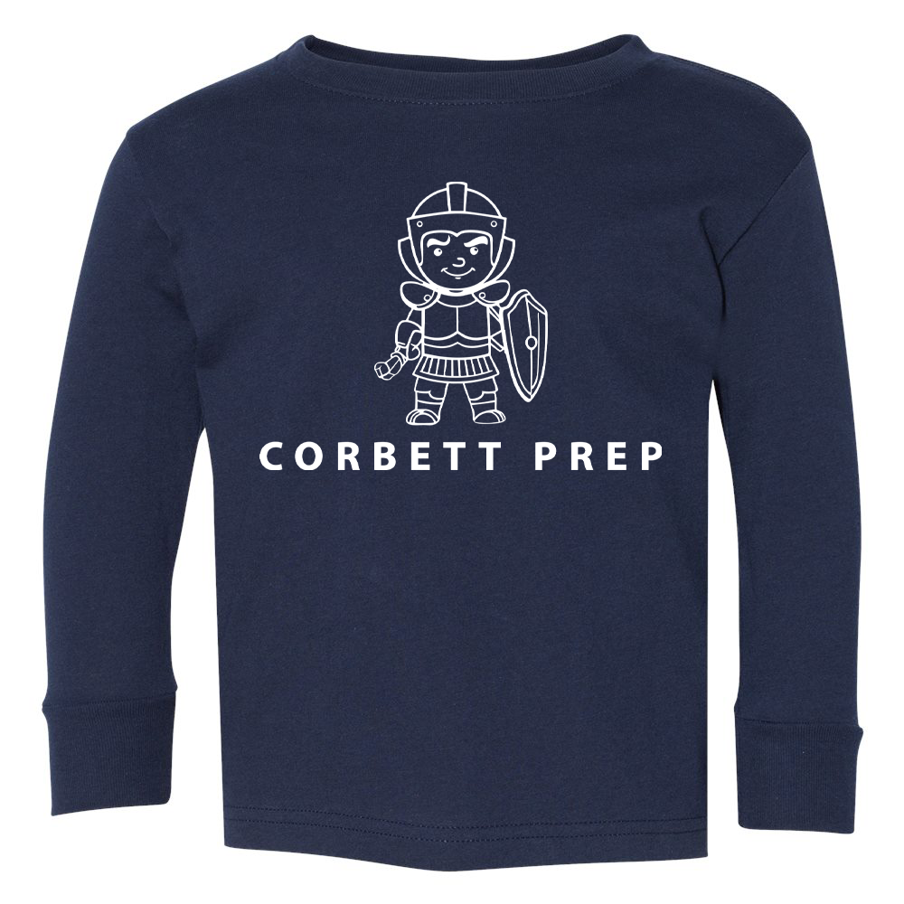 Corbett Prep Toddler Fine Jersey Long Sleeve Tee
