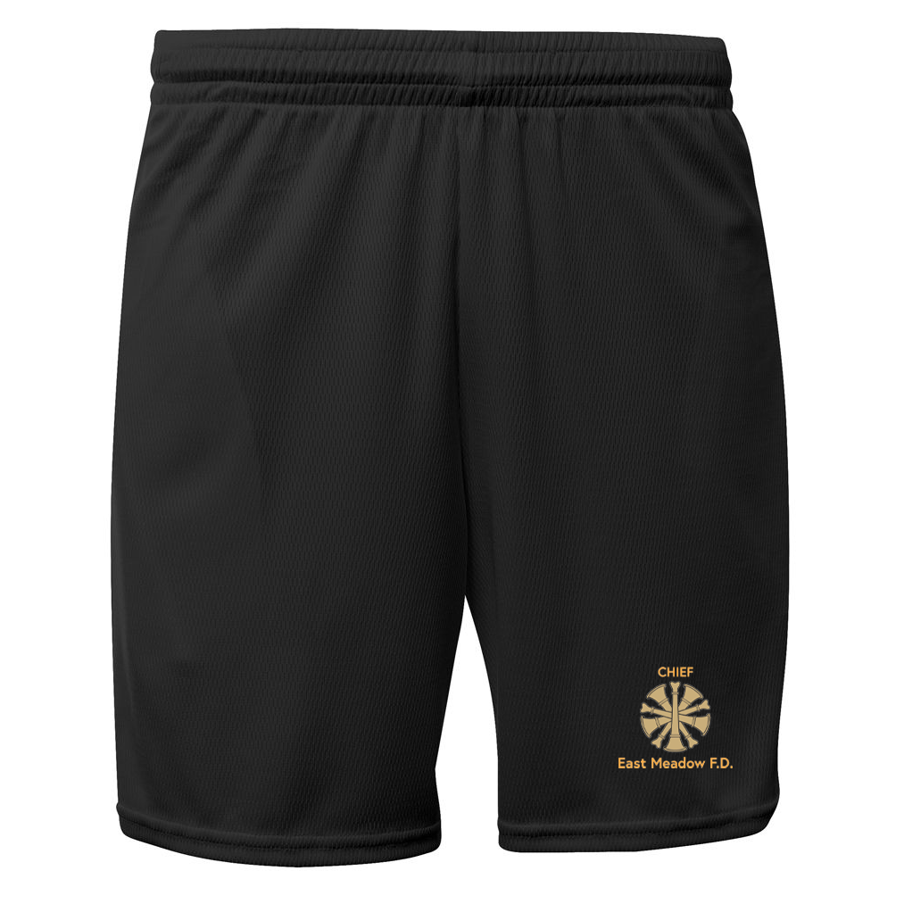 East Meadow Fire Department A4 Mesh Shorts w/ Pockets