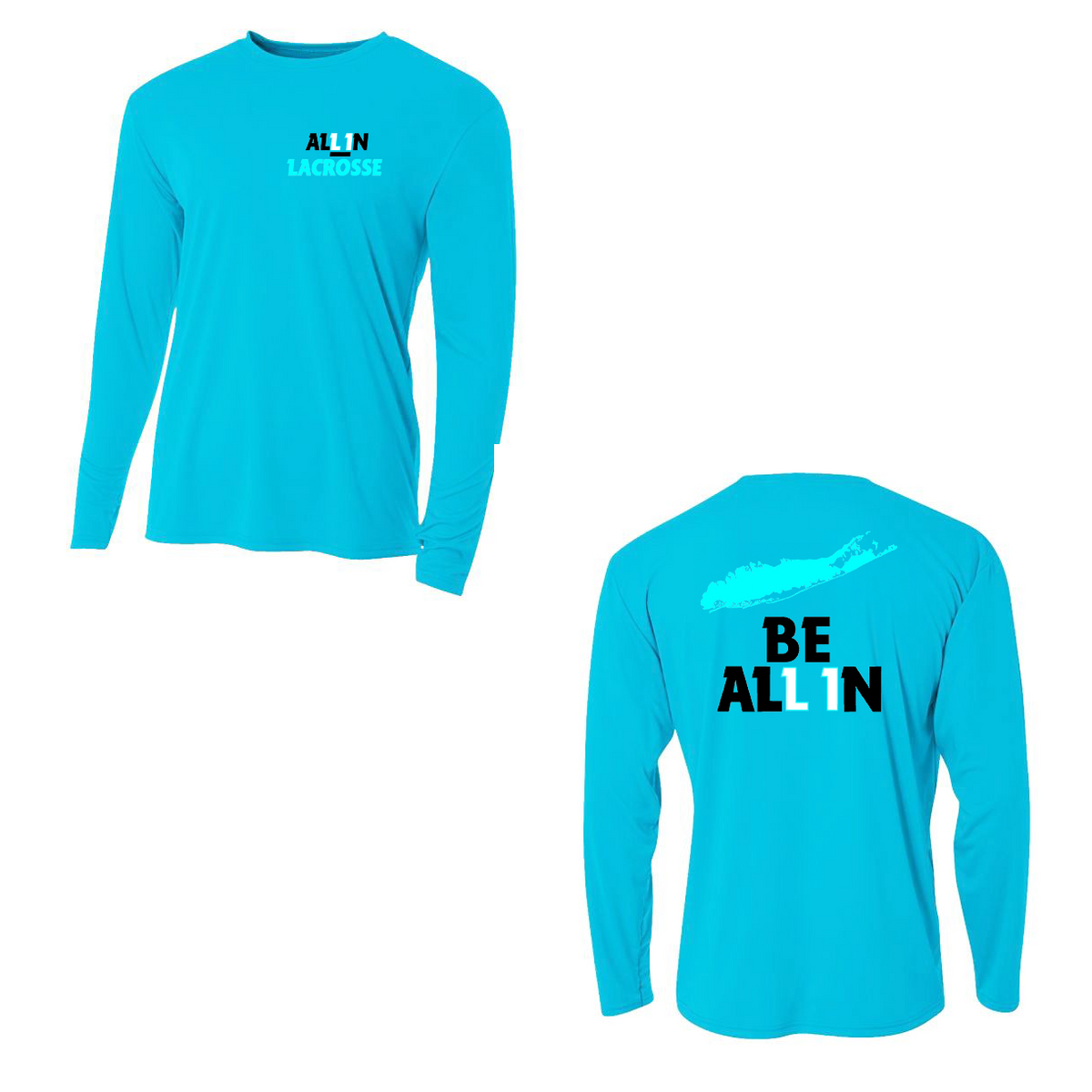 All In Lacrosse Cooling Performance Long Sleeve Crew