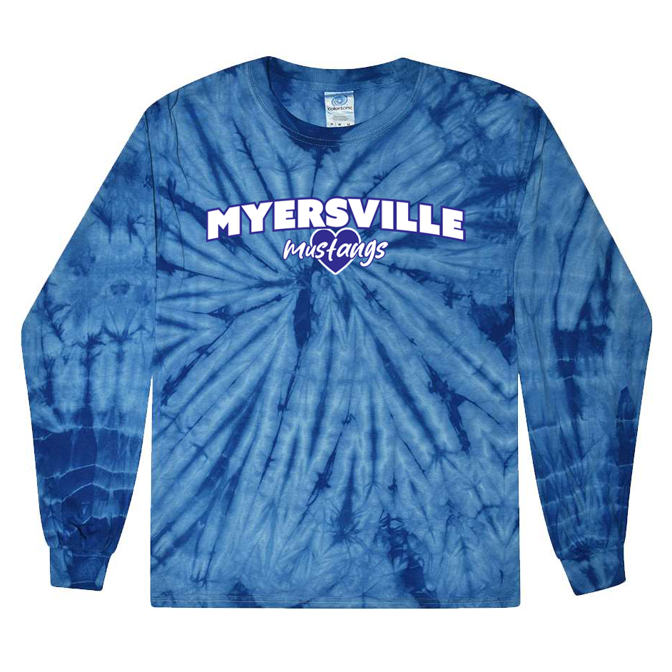 Myersville Elementary School Tie-Dyed Long Sleeve T-Shirt