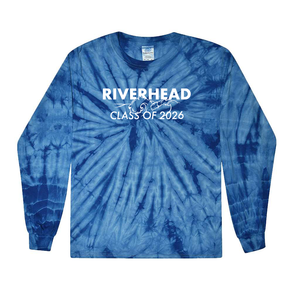 Riverhead Class of 2026 Tie-Dyed Long Sleeve T-Shirt