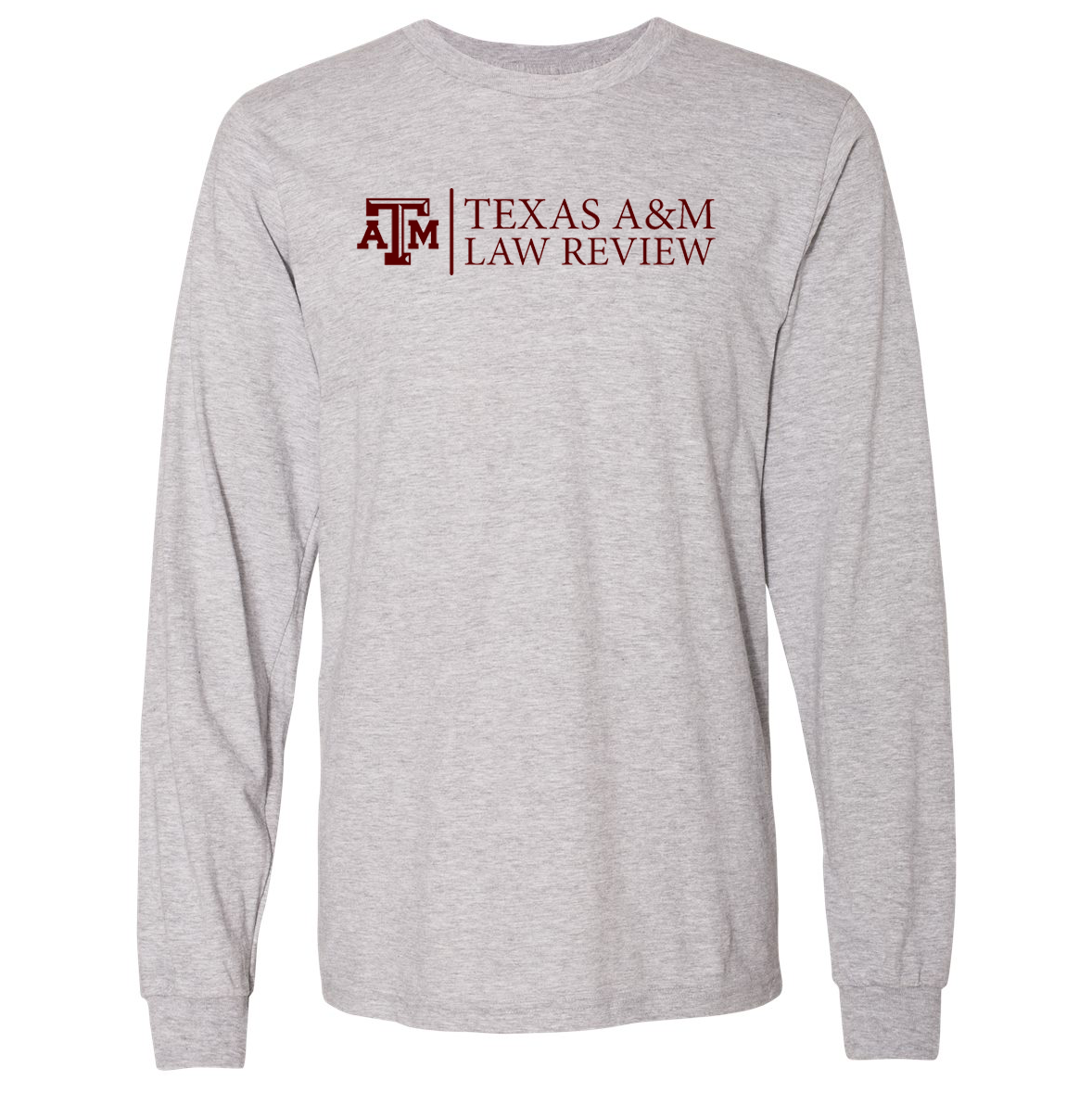 Texas A&M Law Review Fine Jersey Long Sleeve Tee