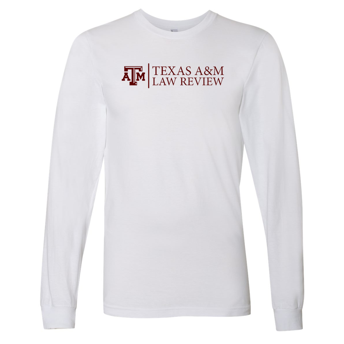 Texas A&M Law Review Fine Jersey Long Sleeve Tee