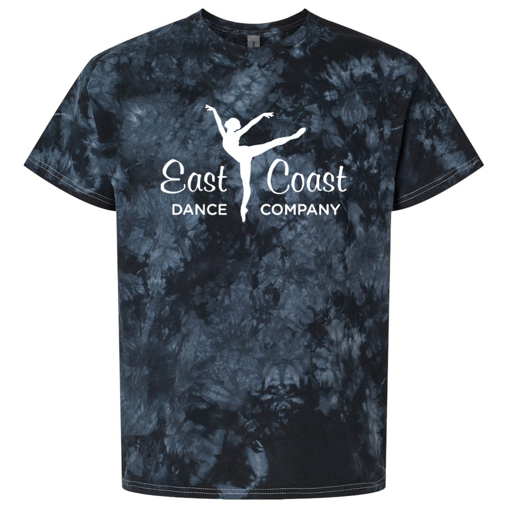 East Coast Dance Company Crystal Tie-Dyed T-Shirt