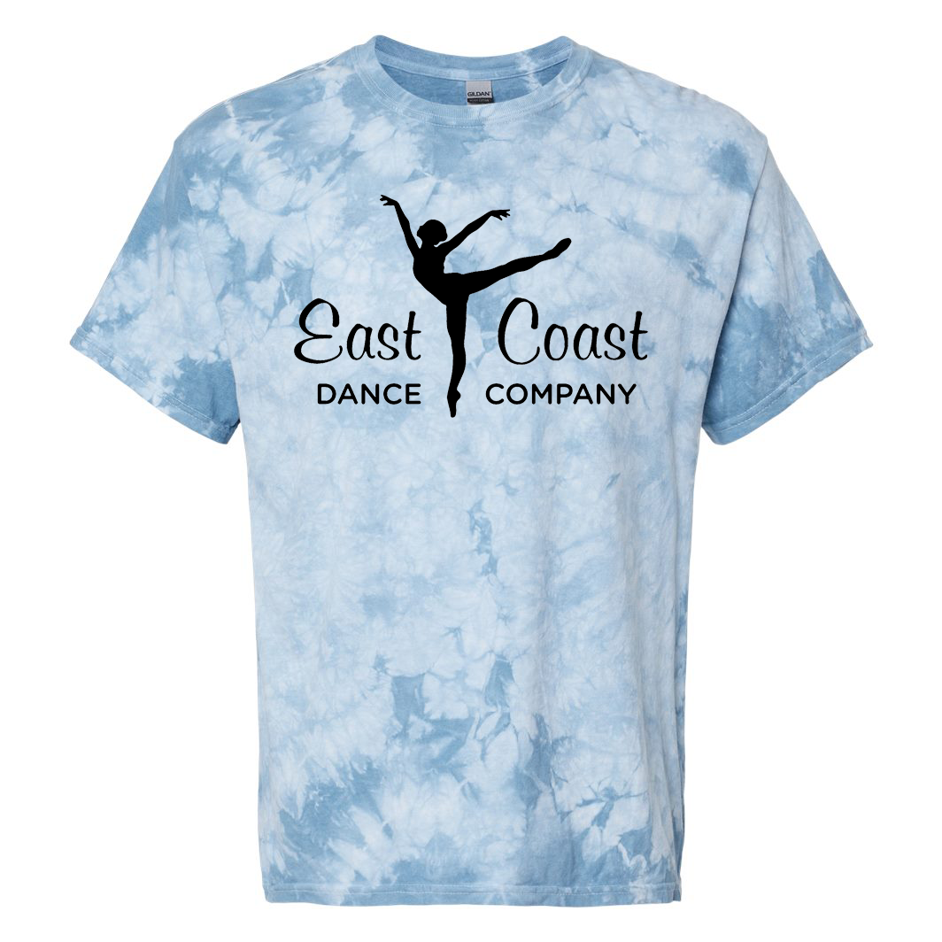 East Coast Dance Company Crystal Tie-Dyed T-Shirt