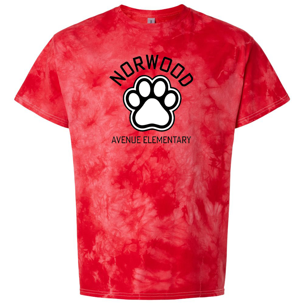 Norwood Ave. Elementary School Crystal Tie-Dyed T-Shirt