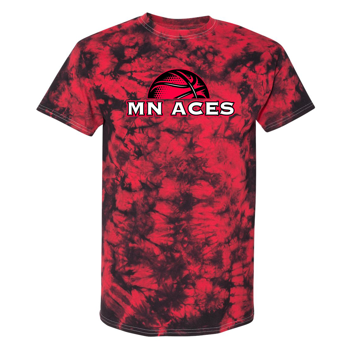 MN Aces Basketball Crystal Tie-Dyed T-Shirt