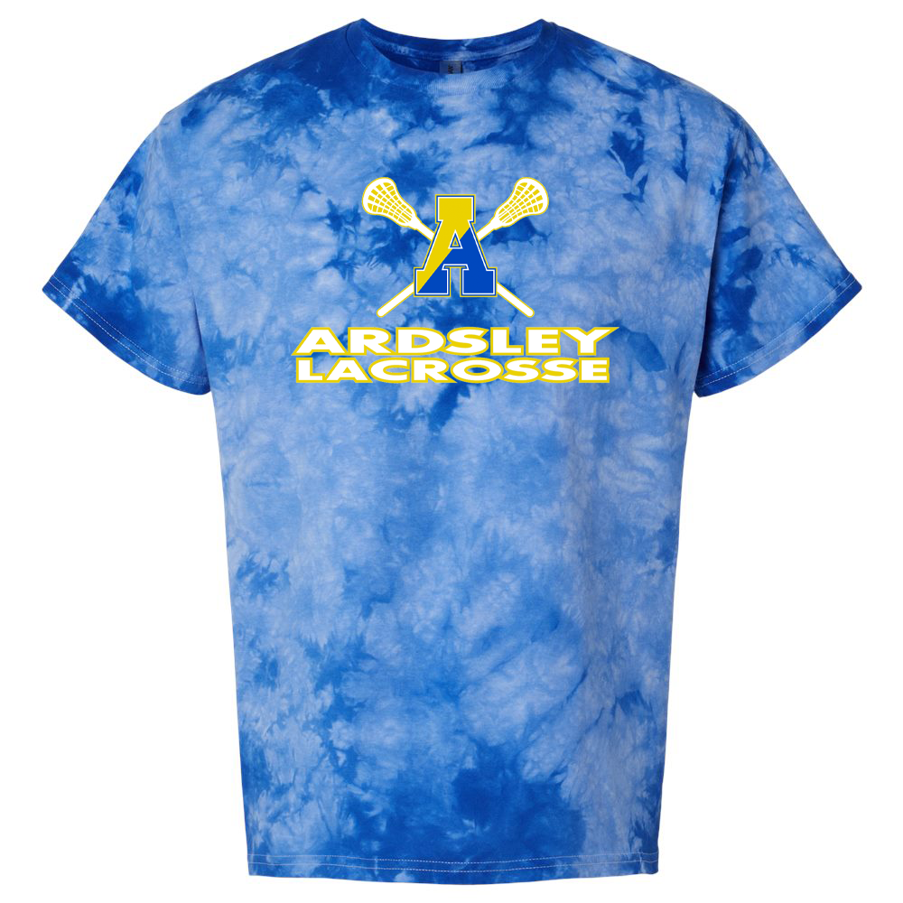 Ardsley High School Lacrosse Crystal Tie-Dyed T-Shirt