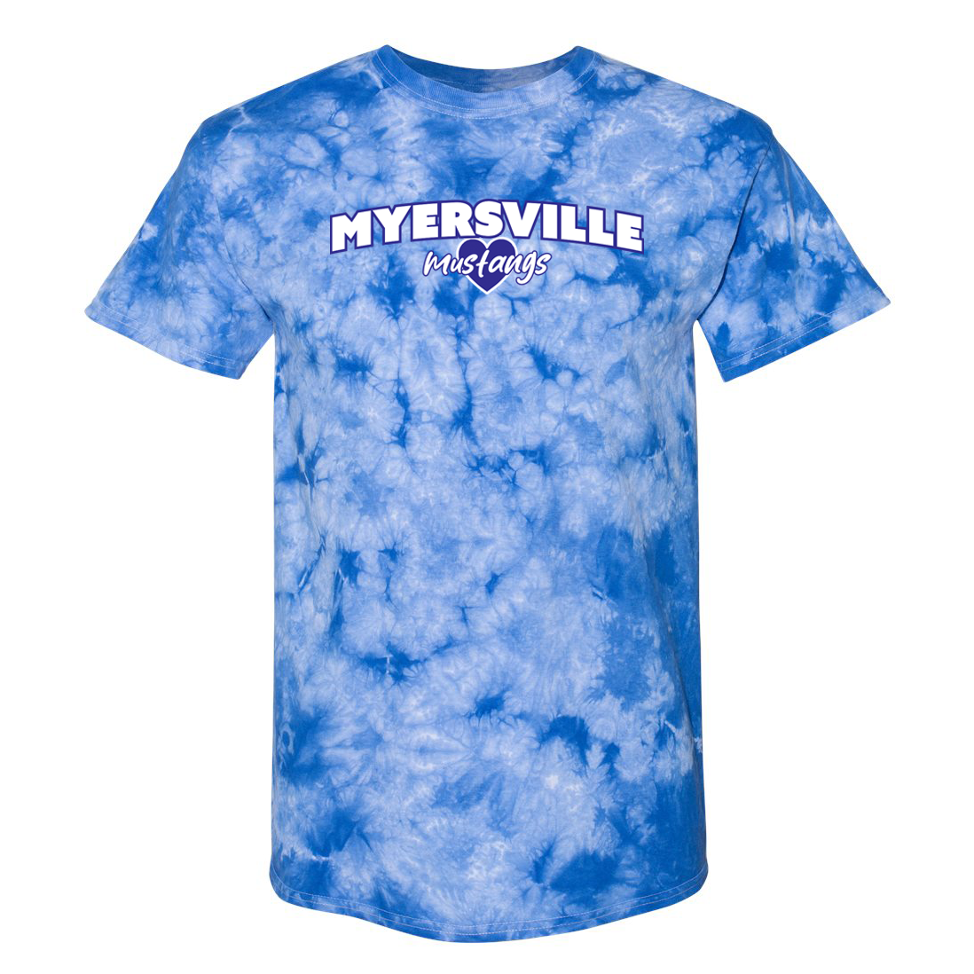 Myersville Elementary School Crystal Tie-Dyed T-Shirt