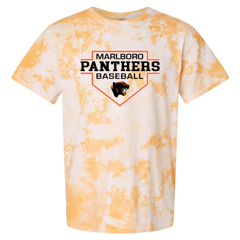 Marlborough Baseball Crystal Tie-Dyed T-Shirt