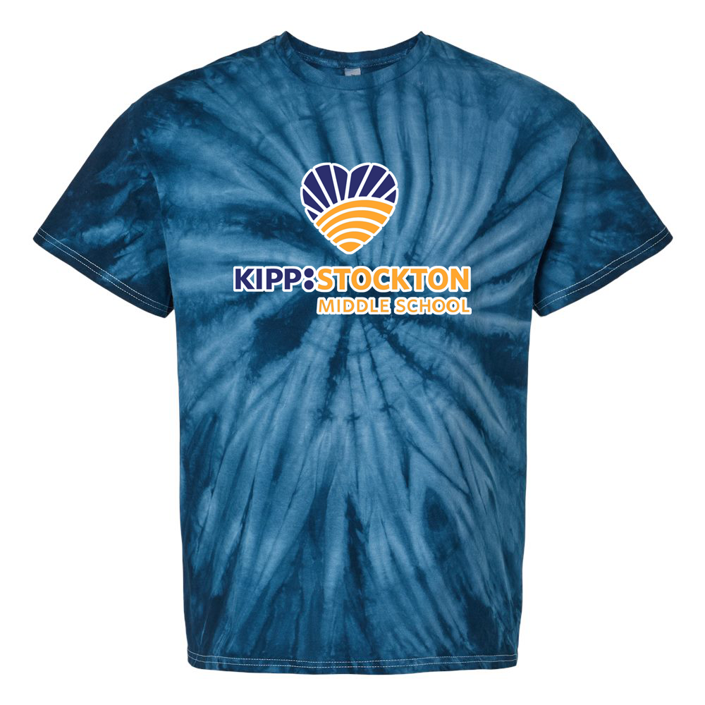 KIPP Stockton Middle School Tie-Dye Pinwheel T-Shirt