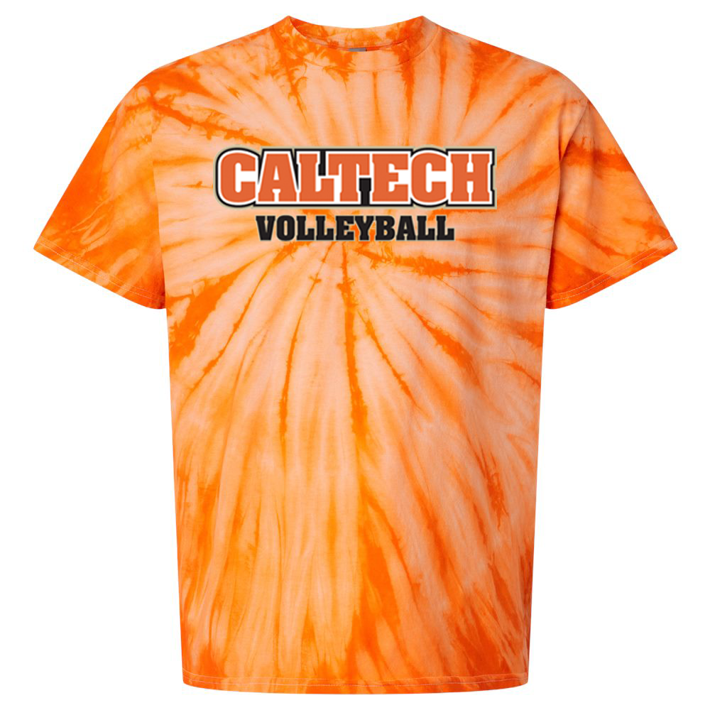 Caltech Volleyball Tie-Dye Pinwheel T-Shirt