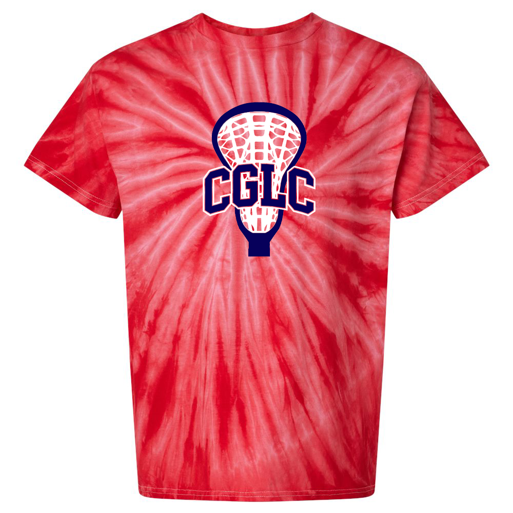 Clarkstown Girls Lacrosse Tie-Dye Pinwheel T-Shirt