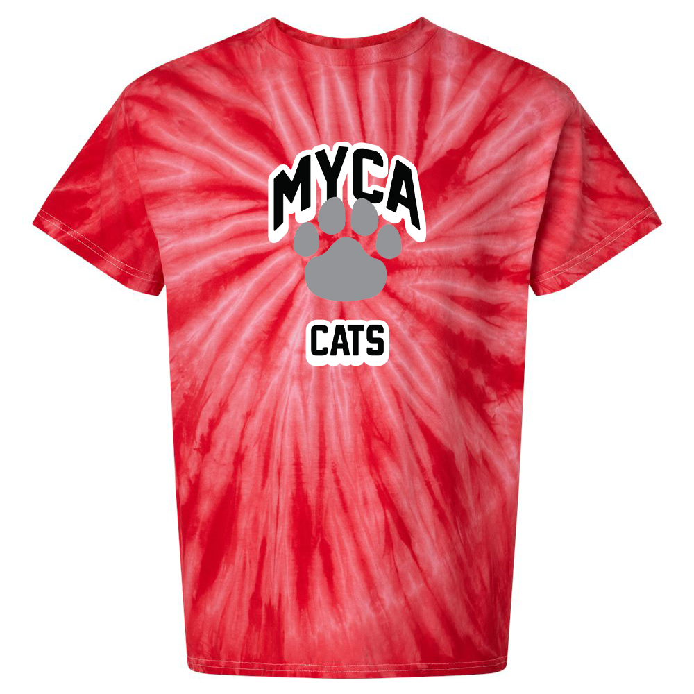 Moore Youth Cheer Tie-Dye Pinwheel T-Shirt