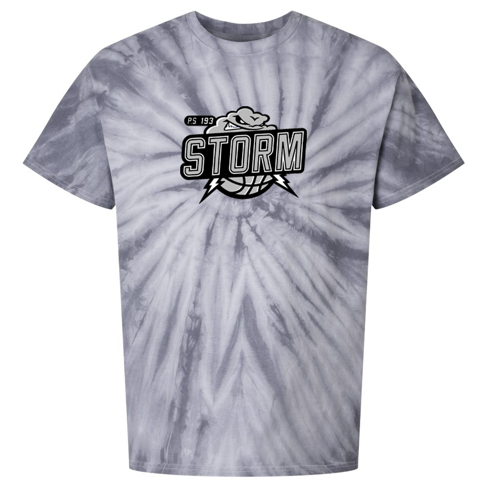 PS 193 Storm Basketball Tie-Dye Pinwheel T-Shirt