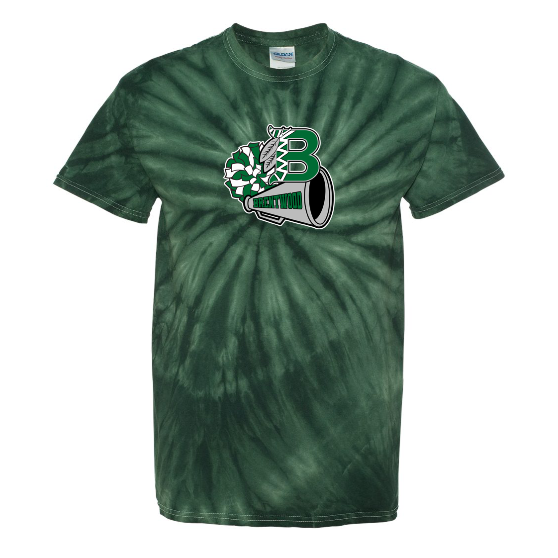 Brentwood HS Cheer Tie-Dye Pinwheel T-Shirt