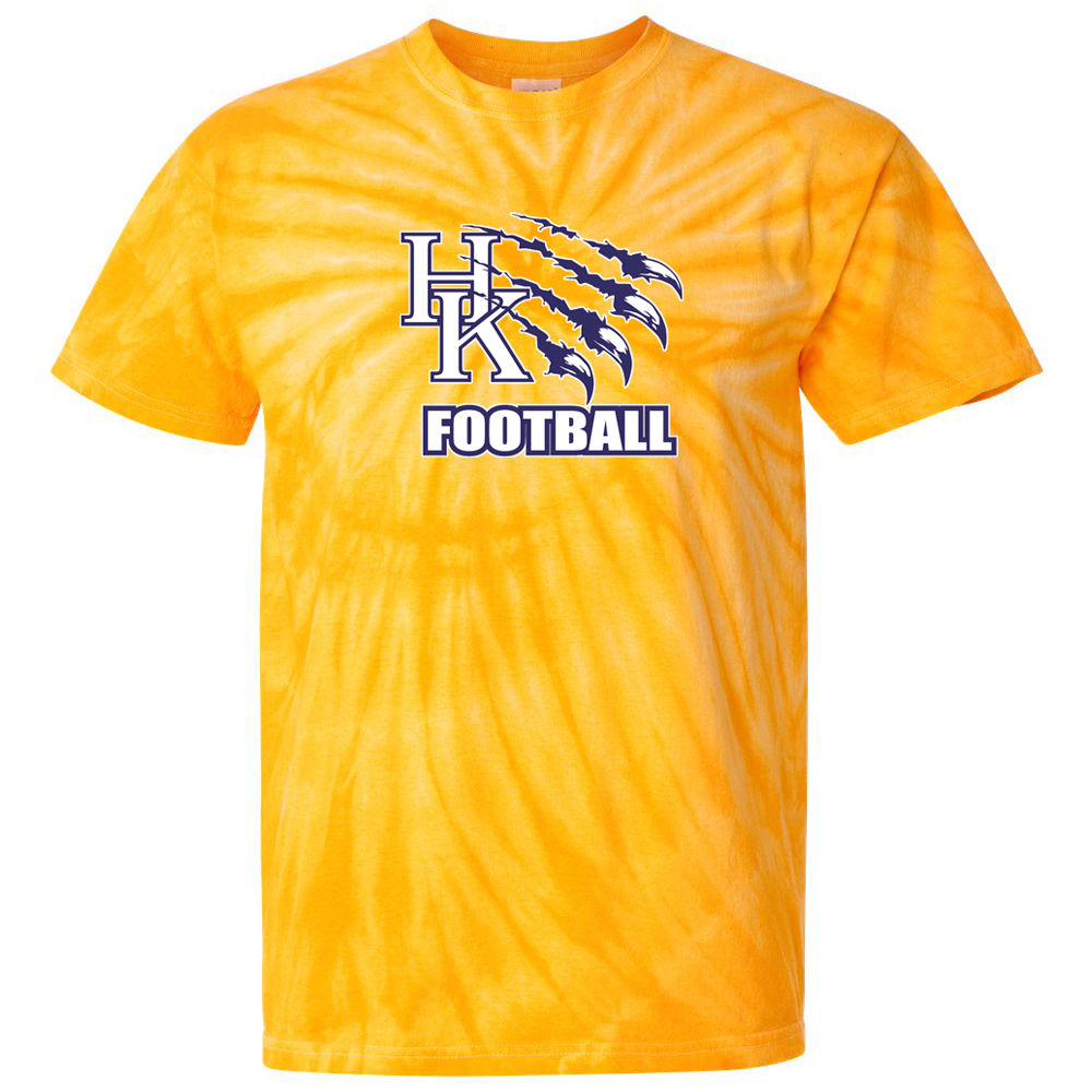 Haddam Killingworth Youth Football Tie-Dye Pinwheel T-Shirt