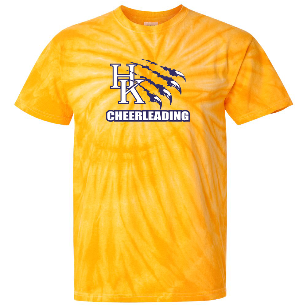 Haddam Killingworth Youth Cheerleading Tie-Dye Pinwheel T-Shirt
