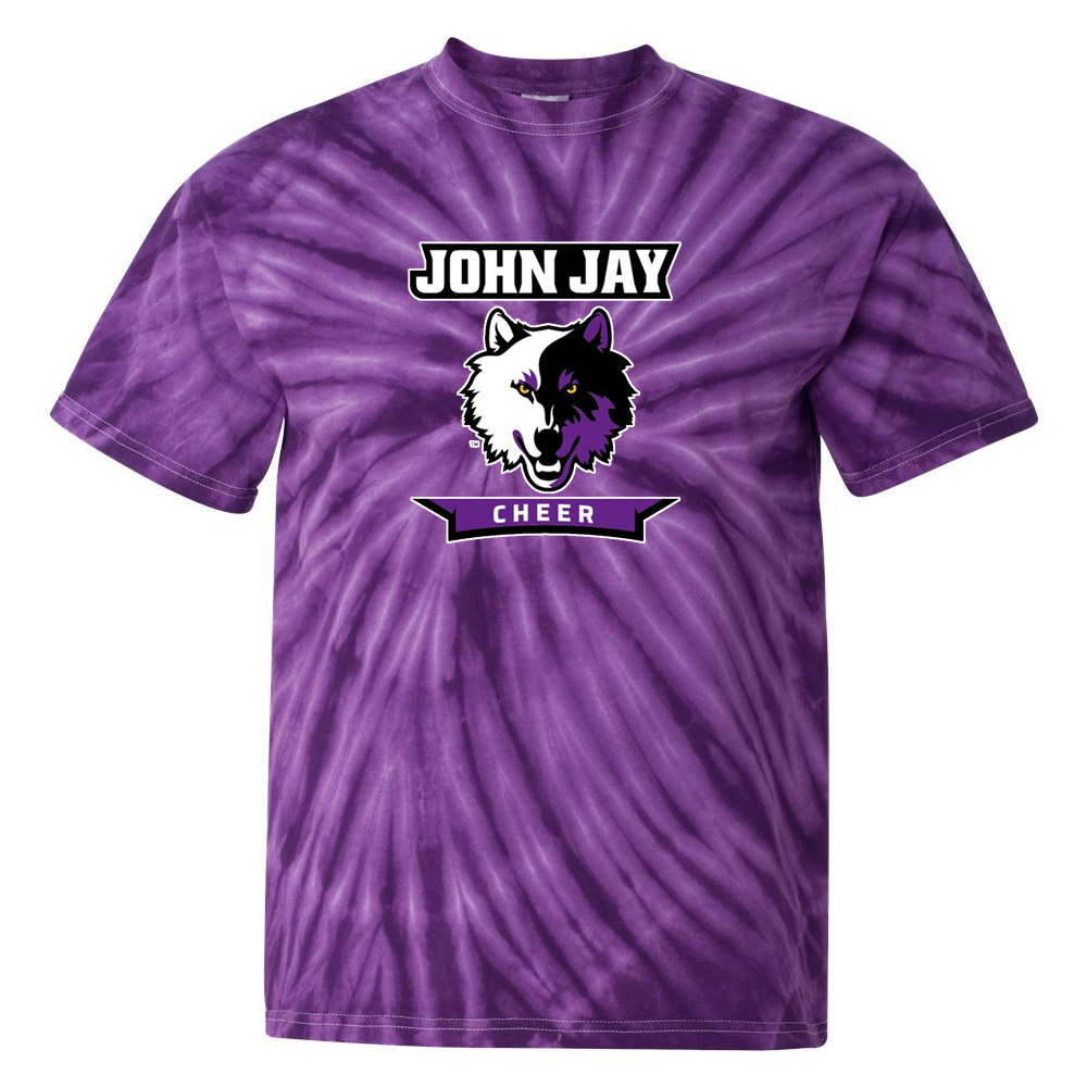 John Jay Youth Cheer Tie-Dye Pinwheel T-Shirt