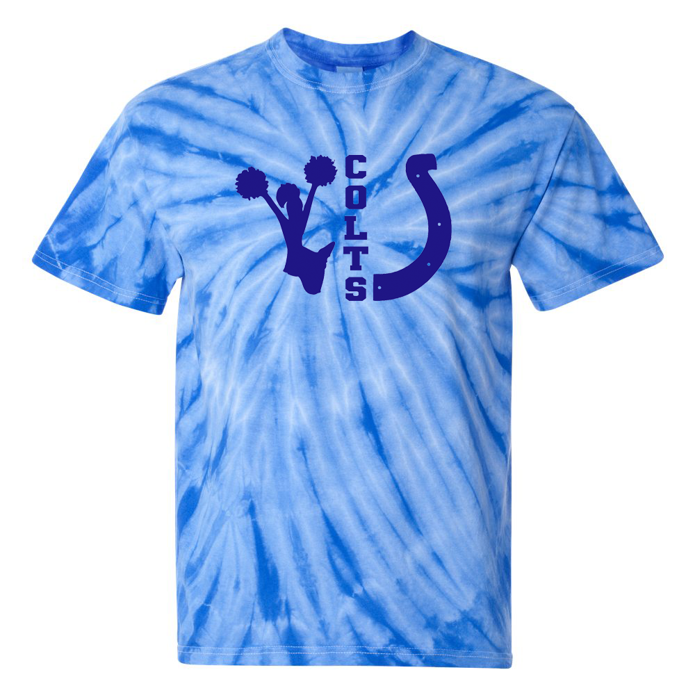 North Shore Colts Football & Cheer Tie-Dye Pinwheel T-Shirt