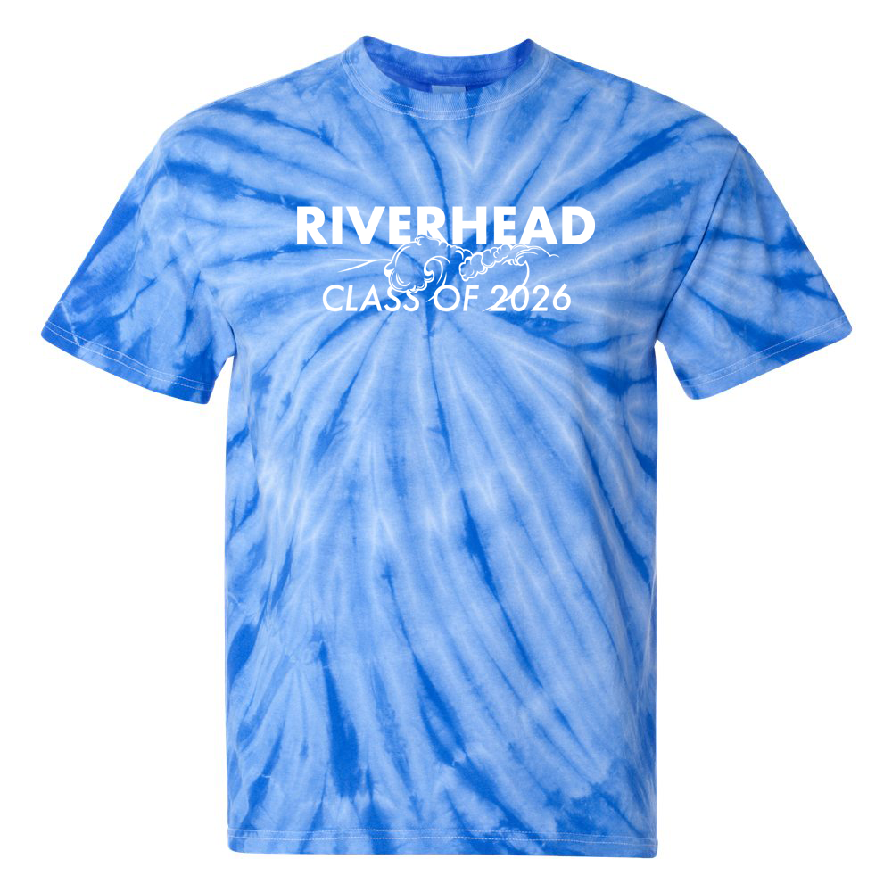 Riverhead Class of 2026 Tie-Dye Pinwheel T-Shirt