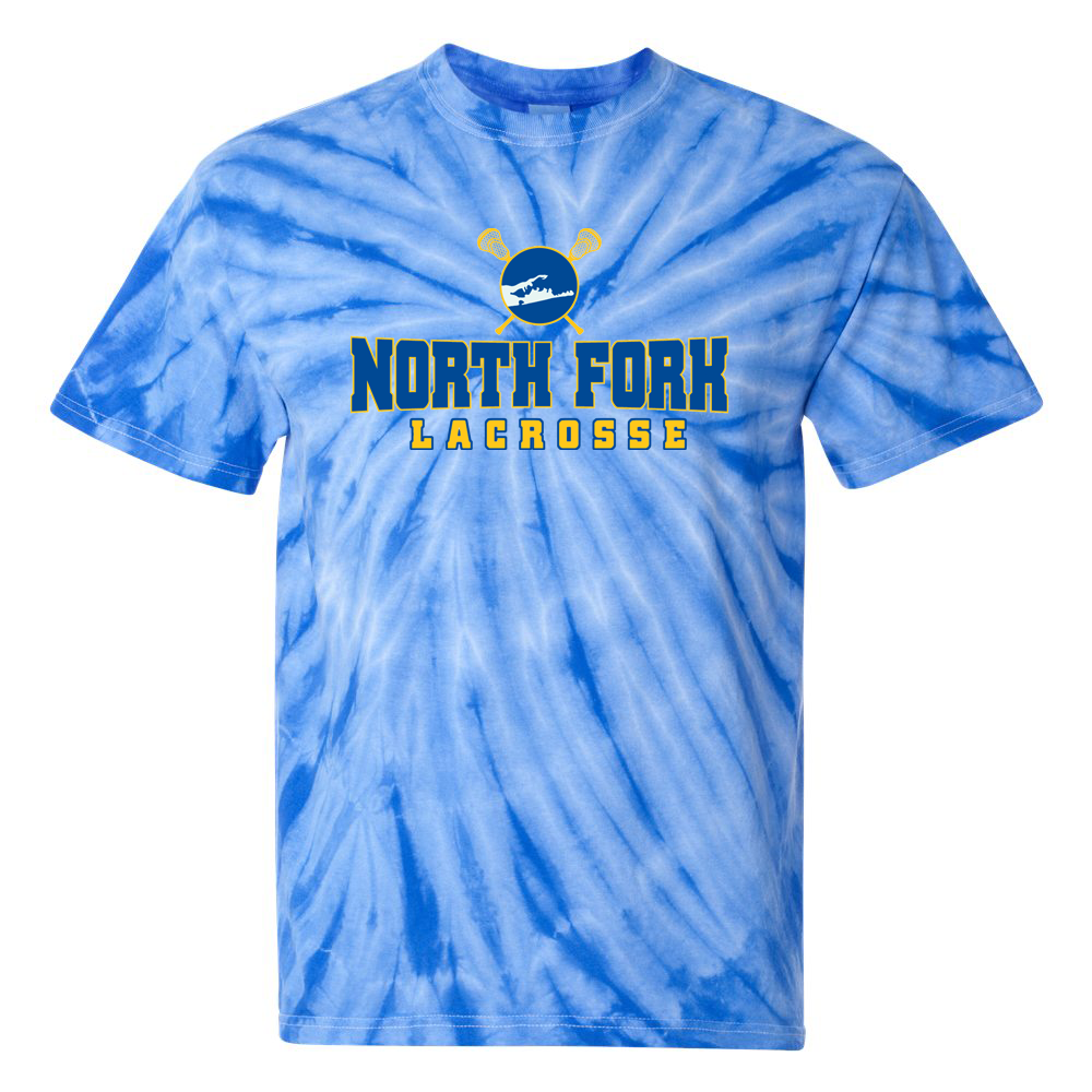 North Fork Lacrosse Tie-Dye Pinwheel T-Shirt – Blatant Team Store