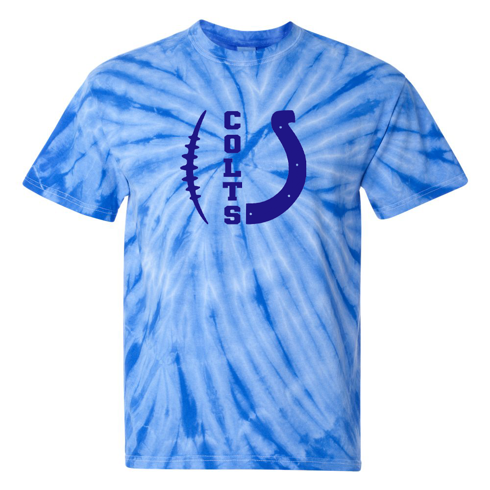 North Shore Colts Football & Cheer Tie-Dye Pinwheel T-Shirt