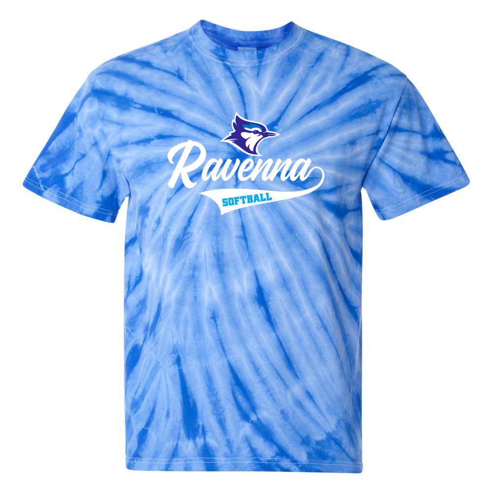 Ravenna Softball Tie-Dye Pinwheel T-Shirt