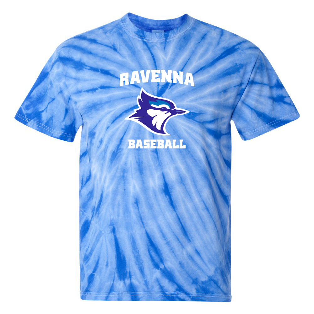 Ravenna Baseball Tie-Dye Pinwheel T-Shirt