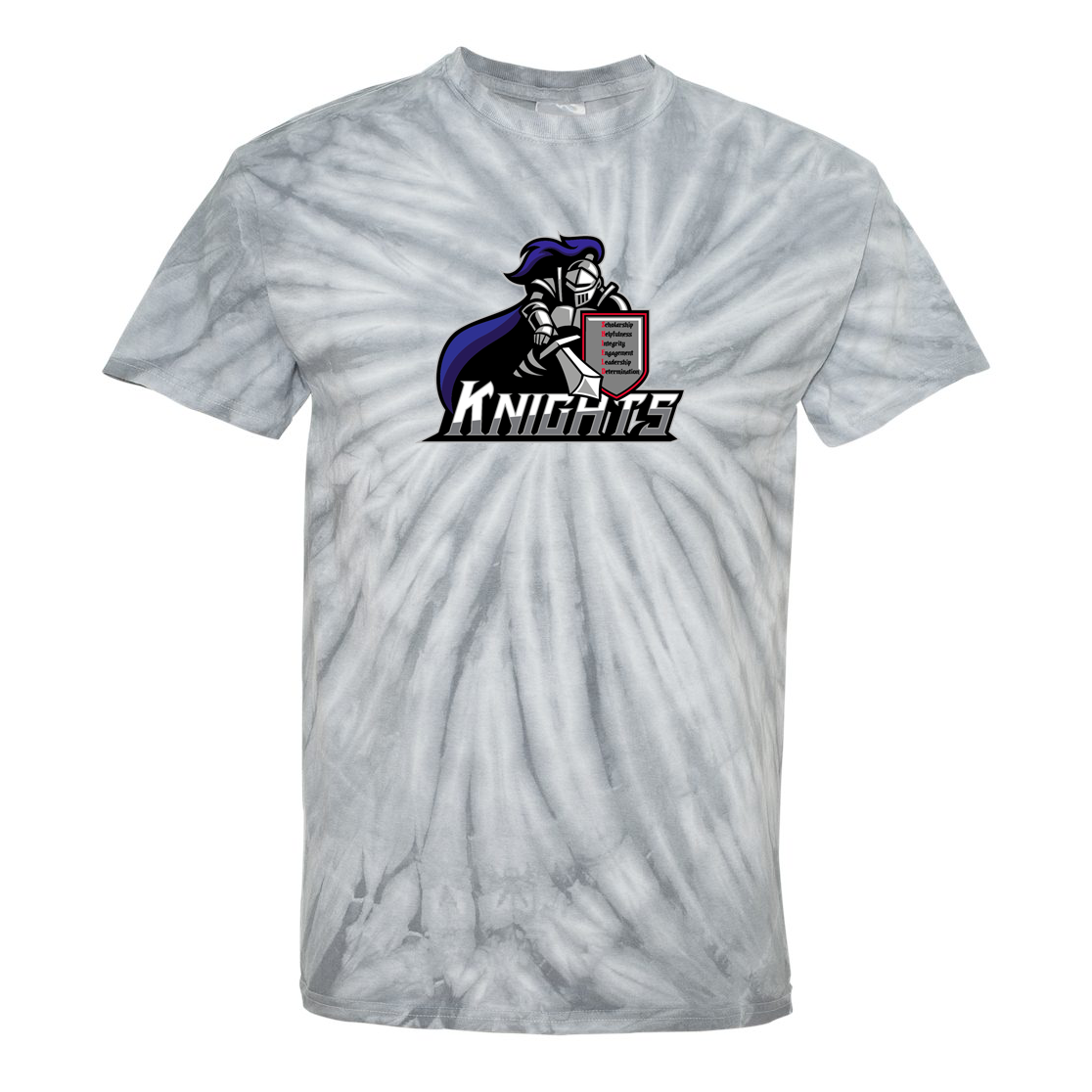 North Pole Middle School Tie-Dye Pinwheel T-Shirt