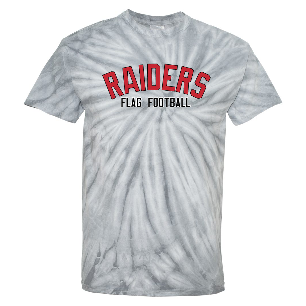 PM Raiders Flag Football Tie-Dye Pinwheel T-Shirt