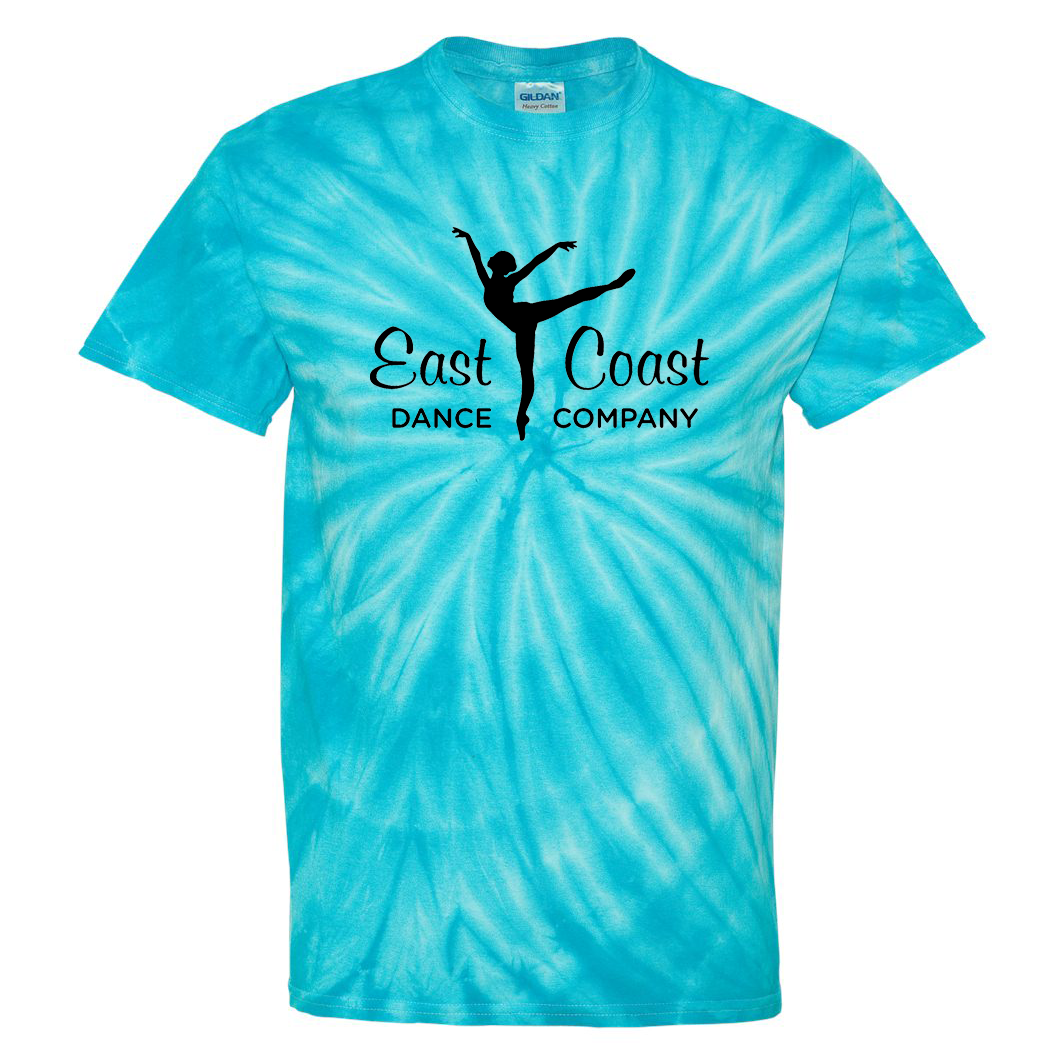 East Coast Dance Company Tie-Dye Pinwheel T-Shirt - YOUTH ITEMS AVAILABLE