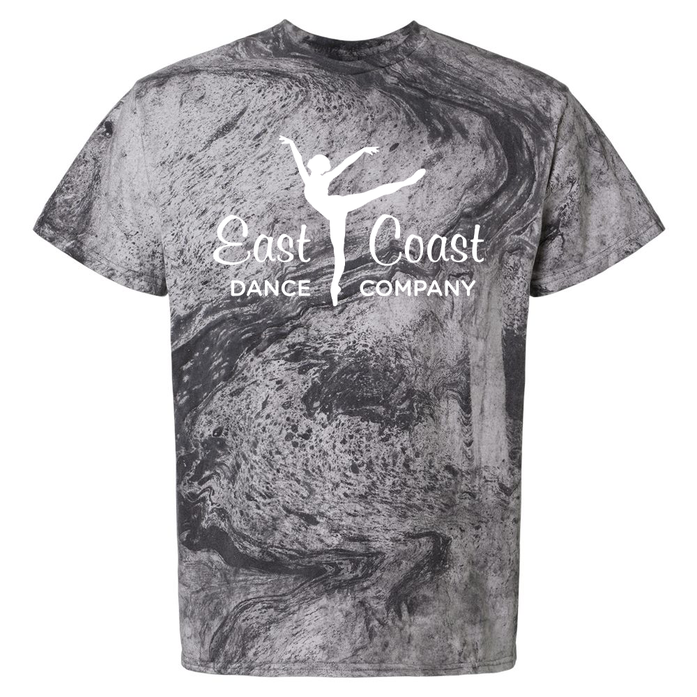 East Coast Dance Company Marble Tie-Dyed T-Shirt