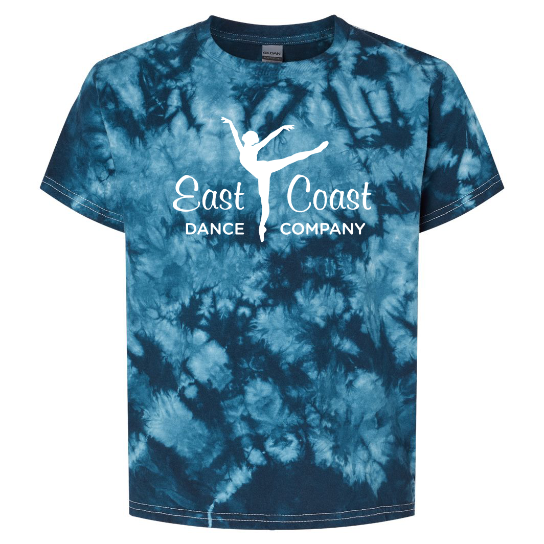 East Coast Dance Company Crystal Tie-Dyed T-Shirt