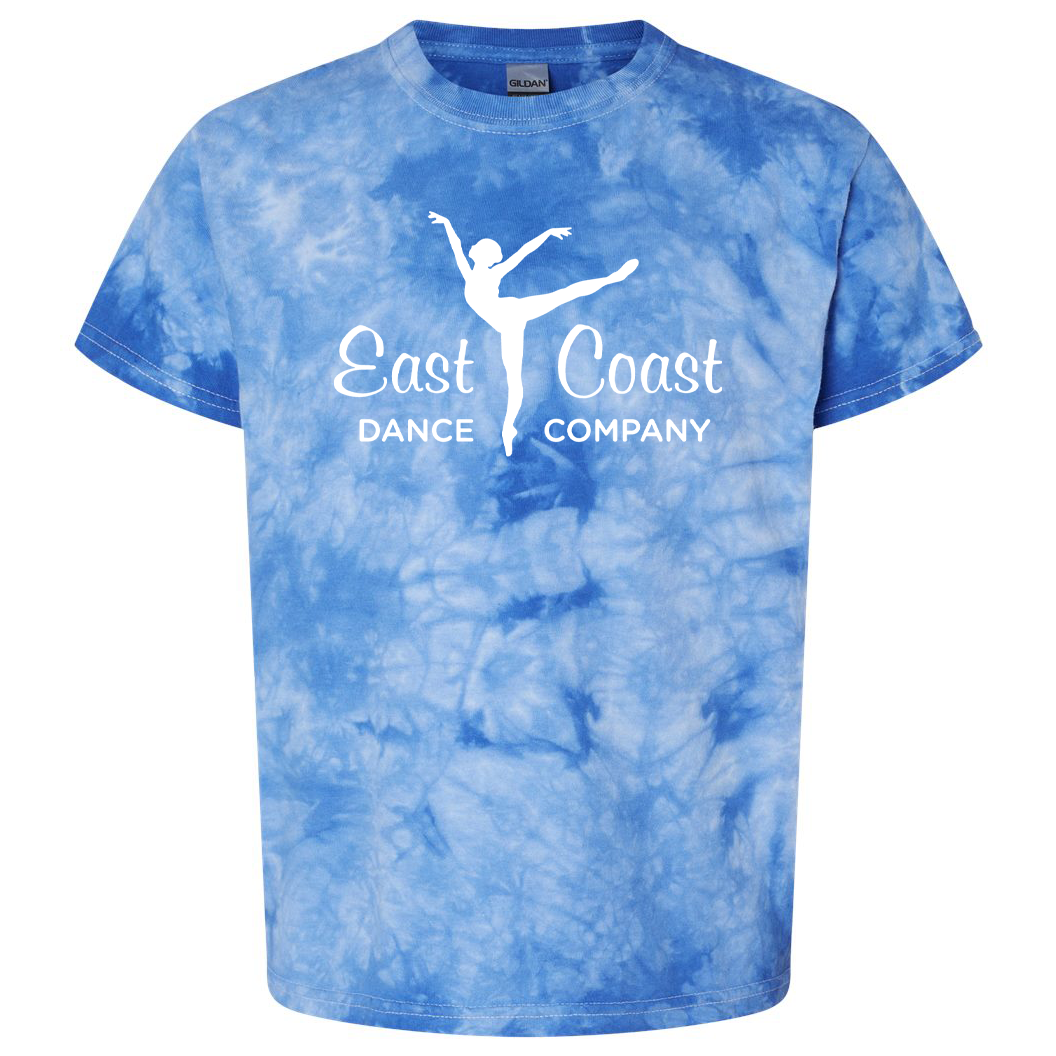 East Coast Dance Company Crystal Tie-Dyed T-Shirt