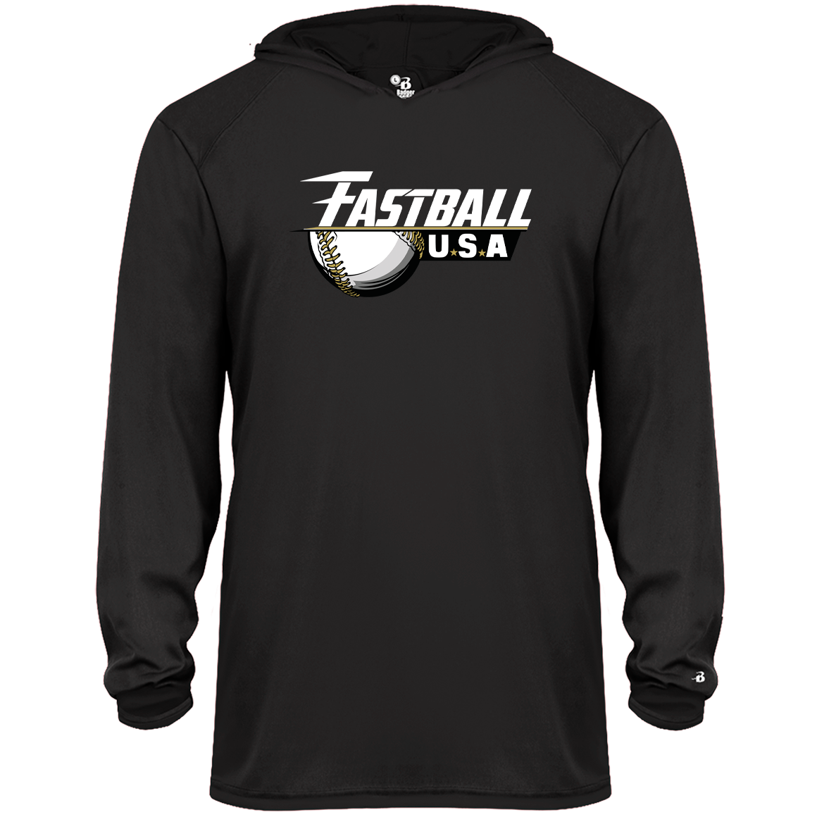 Team Fastball Baseball B-Core Long Sleeve Hooded Tee