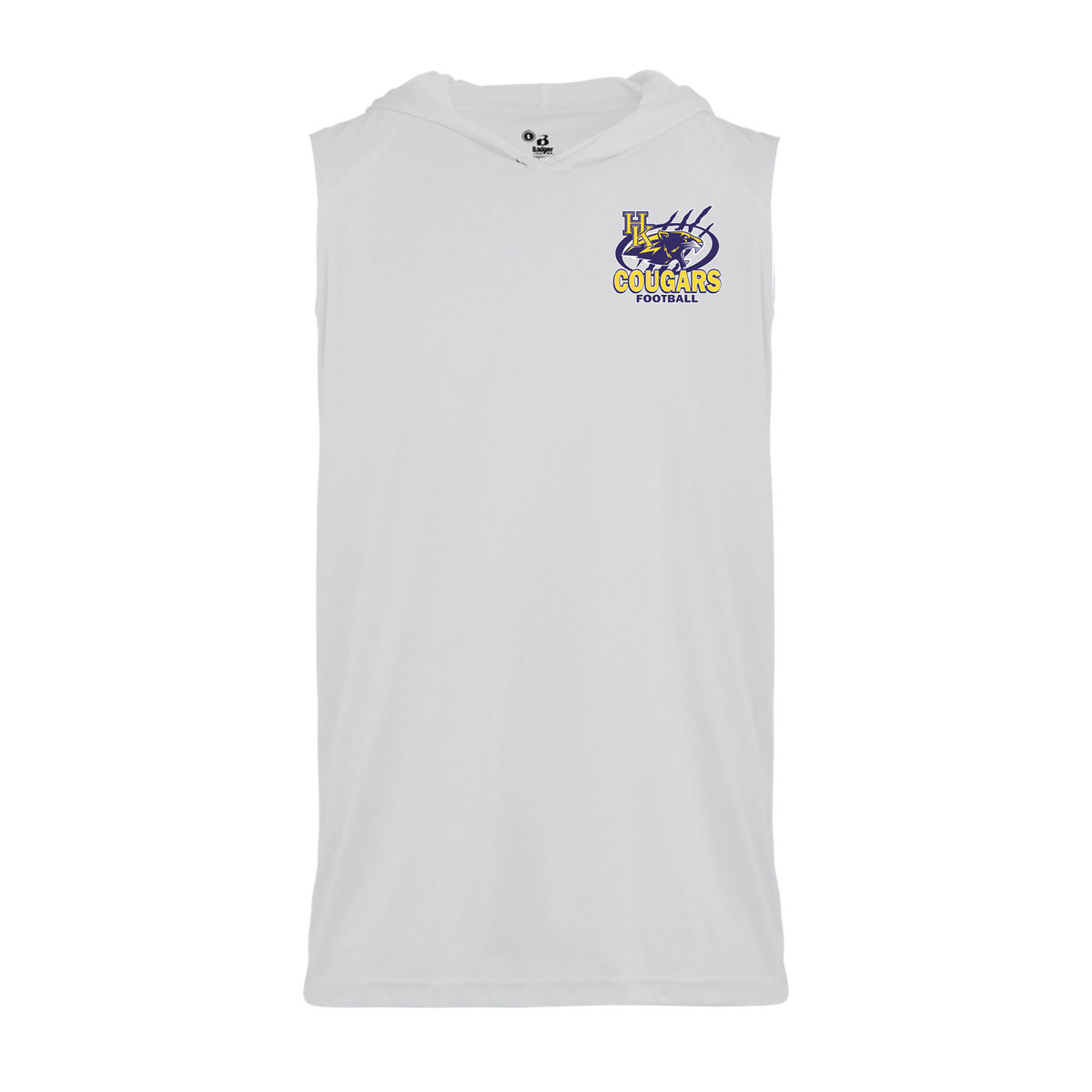 Haddam Killingworth Youth Football Sleeveless Hood Tee