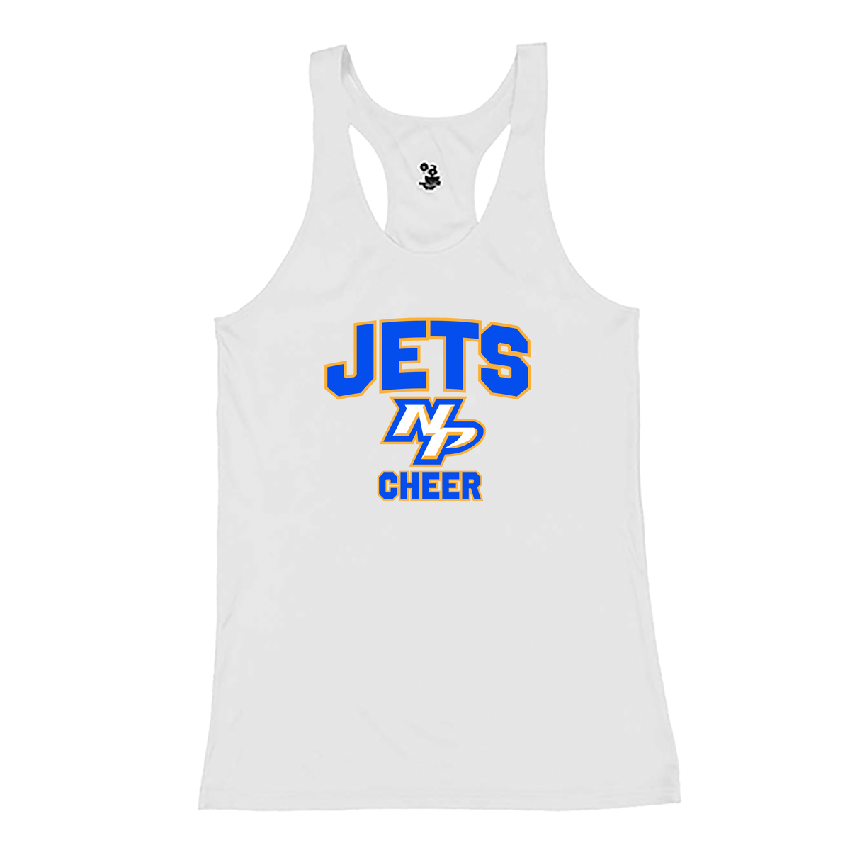 North Providence Jets Cheerleading B-Core Ladies Racerback Tank