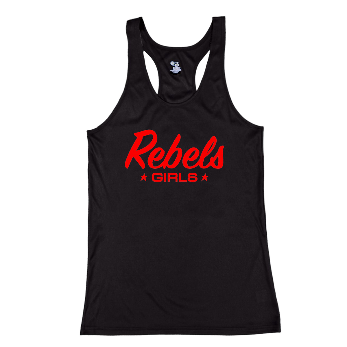 Rebels Girls Lacrosse B-Core Ladies Racerback Tank