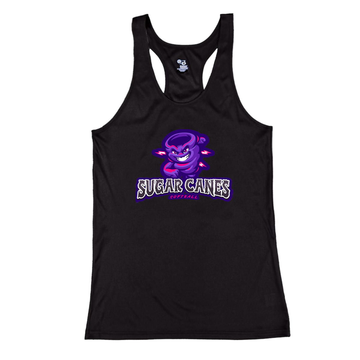 Sugar Canes Softball B-Core Women's Racerback Tank