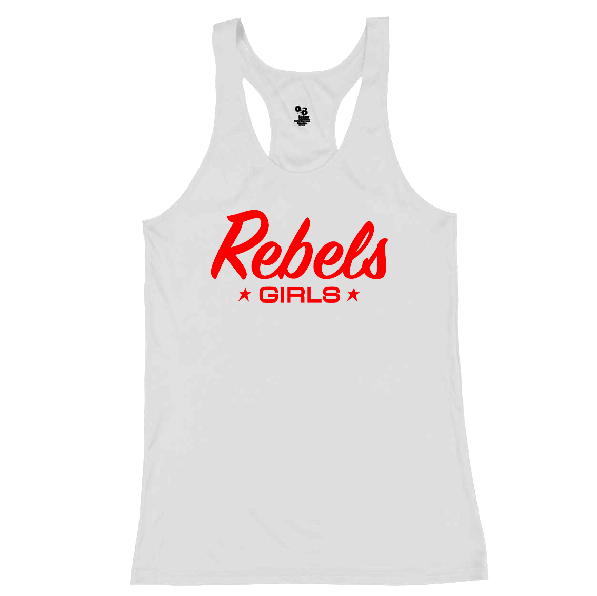 Rebels Girls Lacrosse B-Core Ladies Racerback Tank