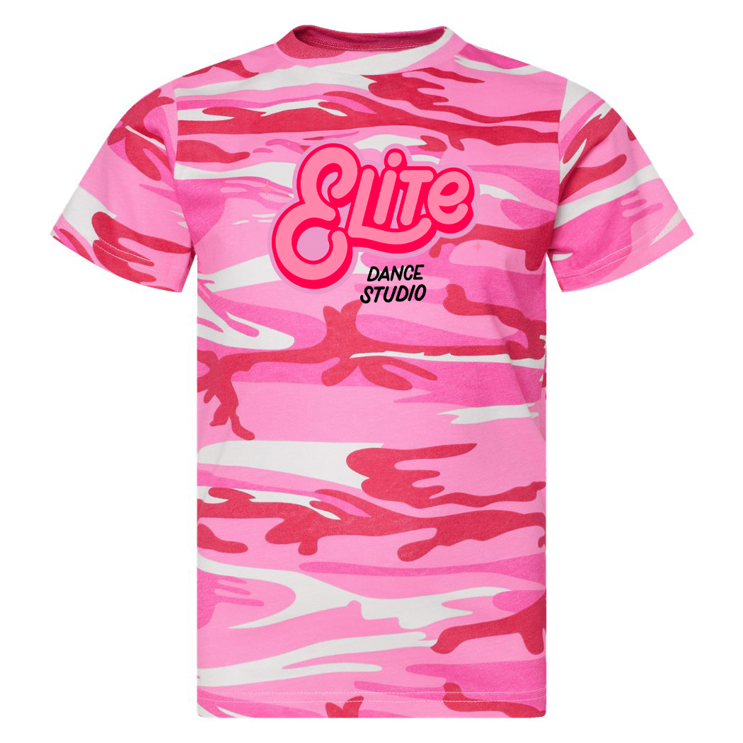 Elite Dance Studio Youth Camouflage T-Shirt - YOUTH