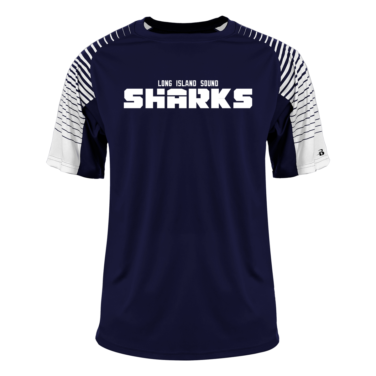 Long Island Sound Sharks Football Line Up Tee