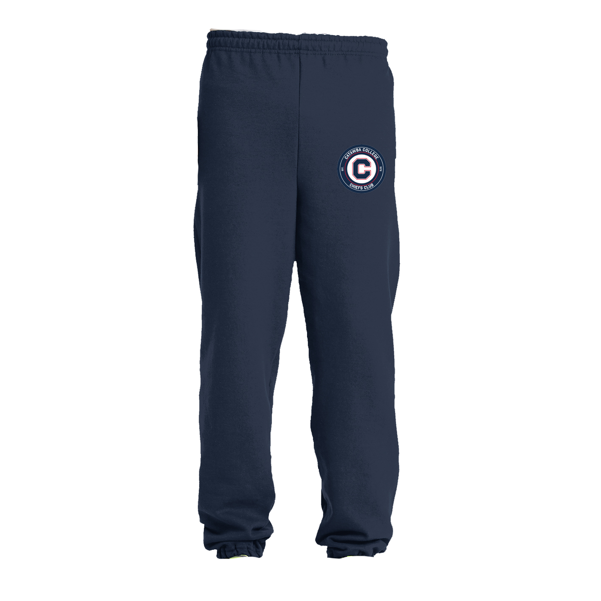 Catawba College Chiefs Club Heavyweight Elastic Bottom Sweatpants
