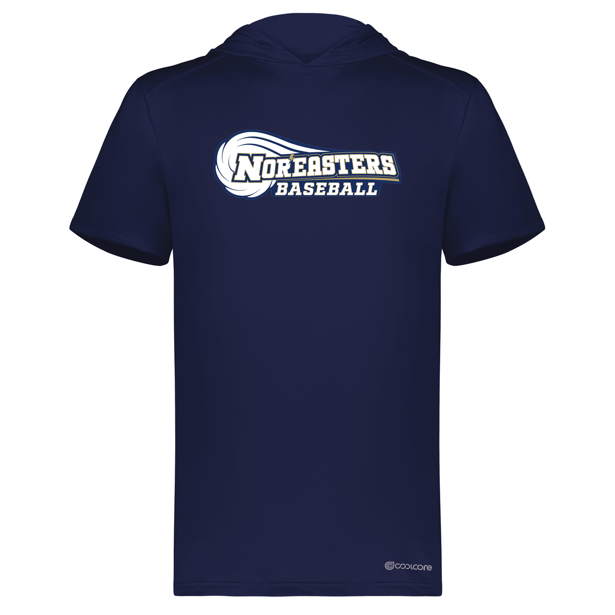 Newington HS Baseball Coolcore Short Sleeve Hoodie